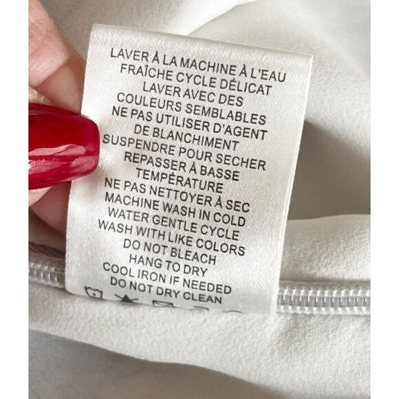 House of Harlow Women's Sz S Blue Floral Cropped Balloon Sleeve Smocked Back Top - Picture 6 of 8